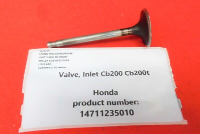 HONDA CB200 CB200T - ORIGINAL PASSFORM EINLASSVENTIL 14711235010