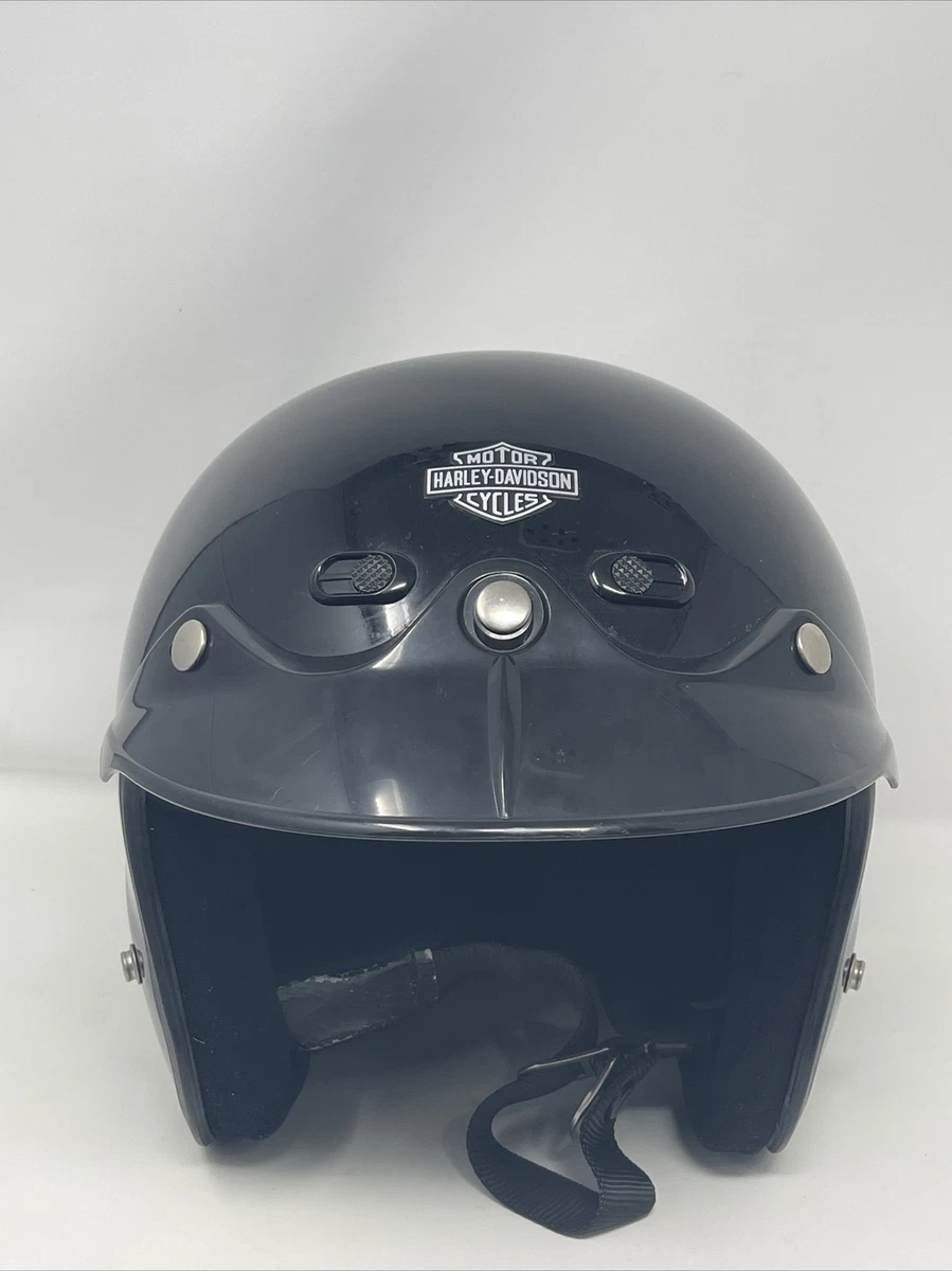 Shoei Harley Davidson Motorcycle Street Open Face Helmet Black