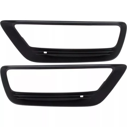 Front Lower Grille, Molding Trim & Fog Lamp Bezels 4PC For 2013-15 Honda Accord - Picture 3 of 10