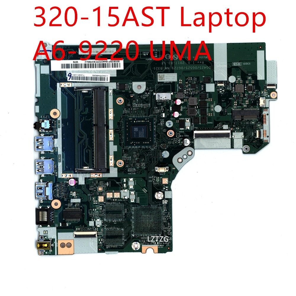Motherboard For Lenovo ideapad 320-15AST Laptop Mainboard A6-9220