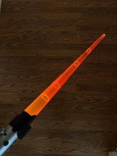 Star wars lightsaber 1996 2002 LFL Hasbro Retractable Red  TESTED  WORKING
