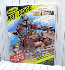 Star Wars The Mandalorian and Grogu Coloring Poster Book Crayola Art Edge Jedi