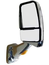 719170 Velvac Rv Chrome Passenger Mirror With Camera And Turn Signal