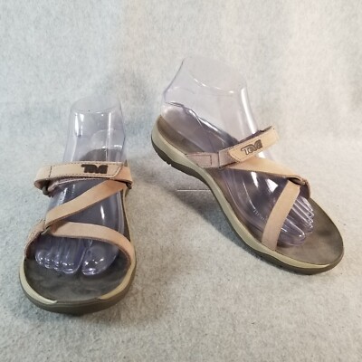 Walking Sandals Teva Elzada Sandals TEVA WOMENS ELZADA SLIDE LEA