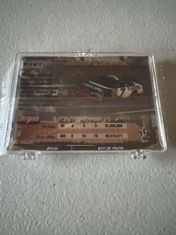 1999 Bryan Press Pass Nascar 11 Card Set Sealed - Image 2 of 2