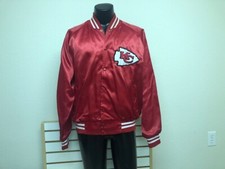 Vintage Kansas City Chiefs satin Legends Jacket  Size  X Large NICE 