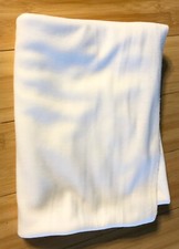 White Cotton Jersey Fabric by the yard