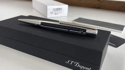 S.T. DUPONT SPECIAL EDITION MCLAREN DEFI BALL PEN NEW 100% AUTHENTIC RETAIL $600