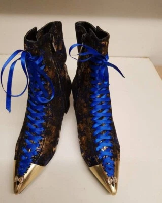 Bottines Vintage Gothique Femme - Photo 1/4