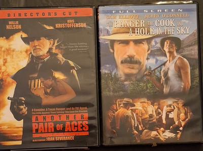 Lionsgate Lot of 2 Western DVDs Another Pair of Aces Director's Cut Full Screen