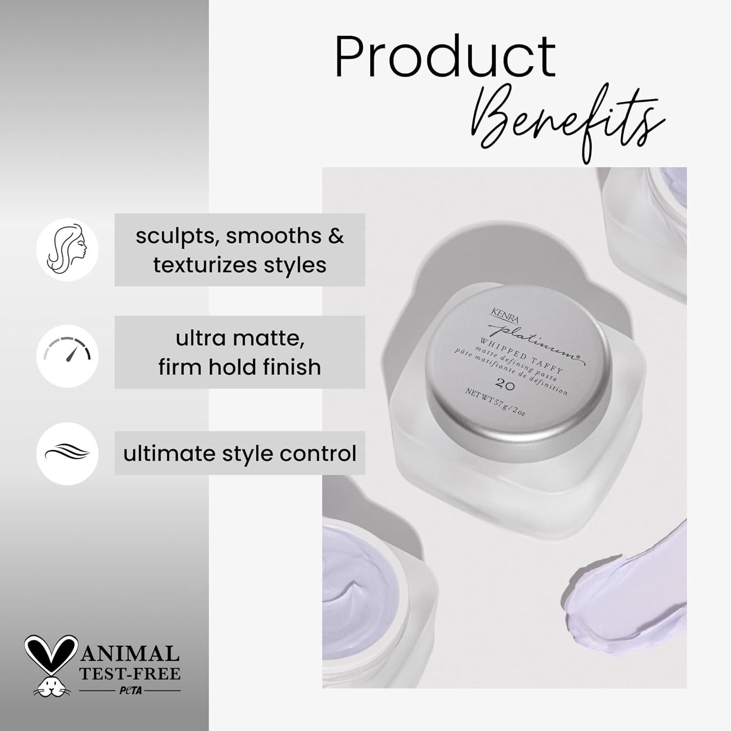 Kenra Platinum Whipped Taffy 2 oz