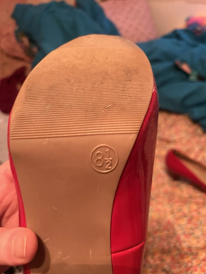 Tacones de aguja Mossimo rojos talla 8,5 Target Foto 3 de 3