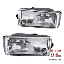 Driving Fog Lights Lamps Replacement for 2007-2014 Chevy Silverado Clear Lens