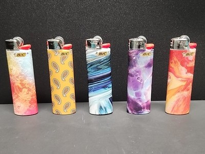 Bic lighter Lot of 5-B Vintage Special Edition Mix -Collected and stored unused