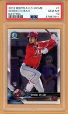 2018 Bowman Chrome Shohei Ohtani ROOKIE CARD PSA 10 GEM MINT