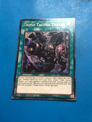 Triple Tactics Thrust CH01-EN030 1st Edition Ultra Rare