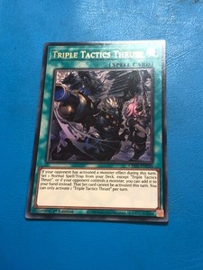 Triple Tactics Thrust CH01-EN030 1st Edition Ultra Rare