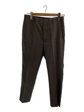 PRADA SLACKS 24SS SLACK PANTS 46 WOOL Gray DNA955 S221 1XMY Used