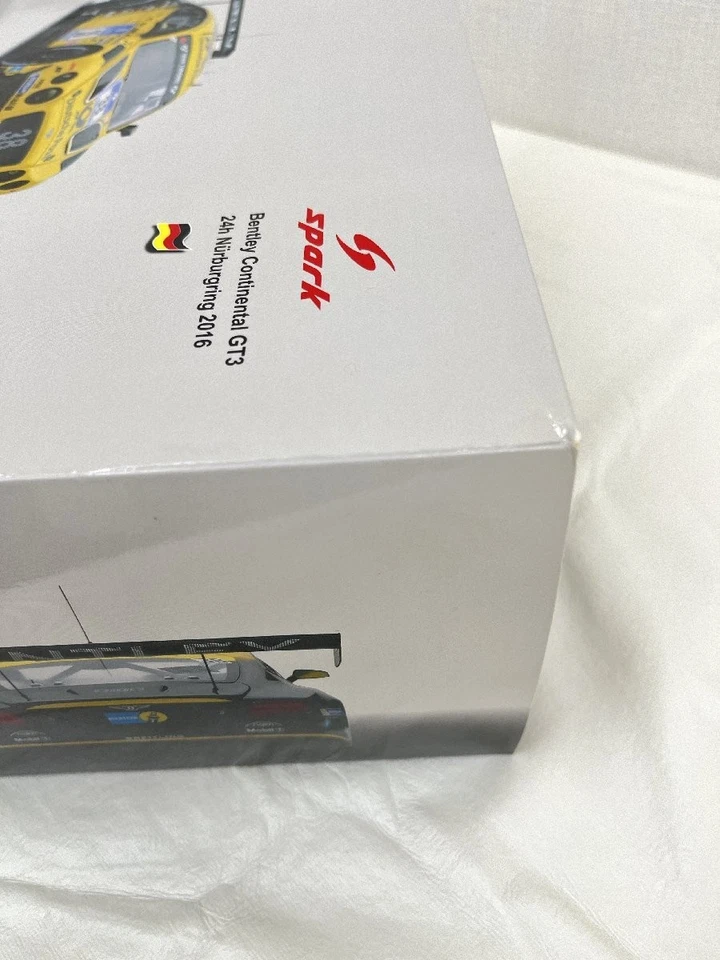  Coche modelo diecast de carreras Spark 1/18 Bentley Continental GT3 Nº38 de Japón  Foto 2 de 4