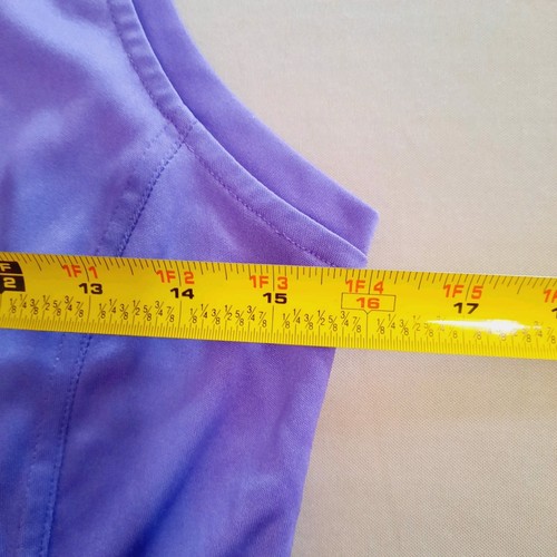 Champion Womens Medium Purple V-neck Athletic Tank Top - Picture 10 of 12