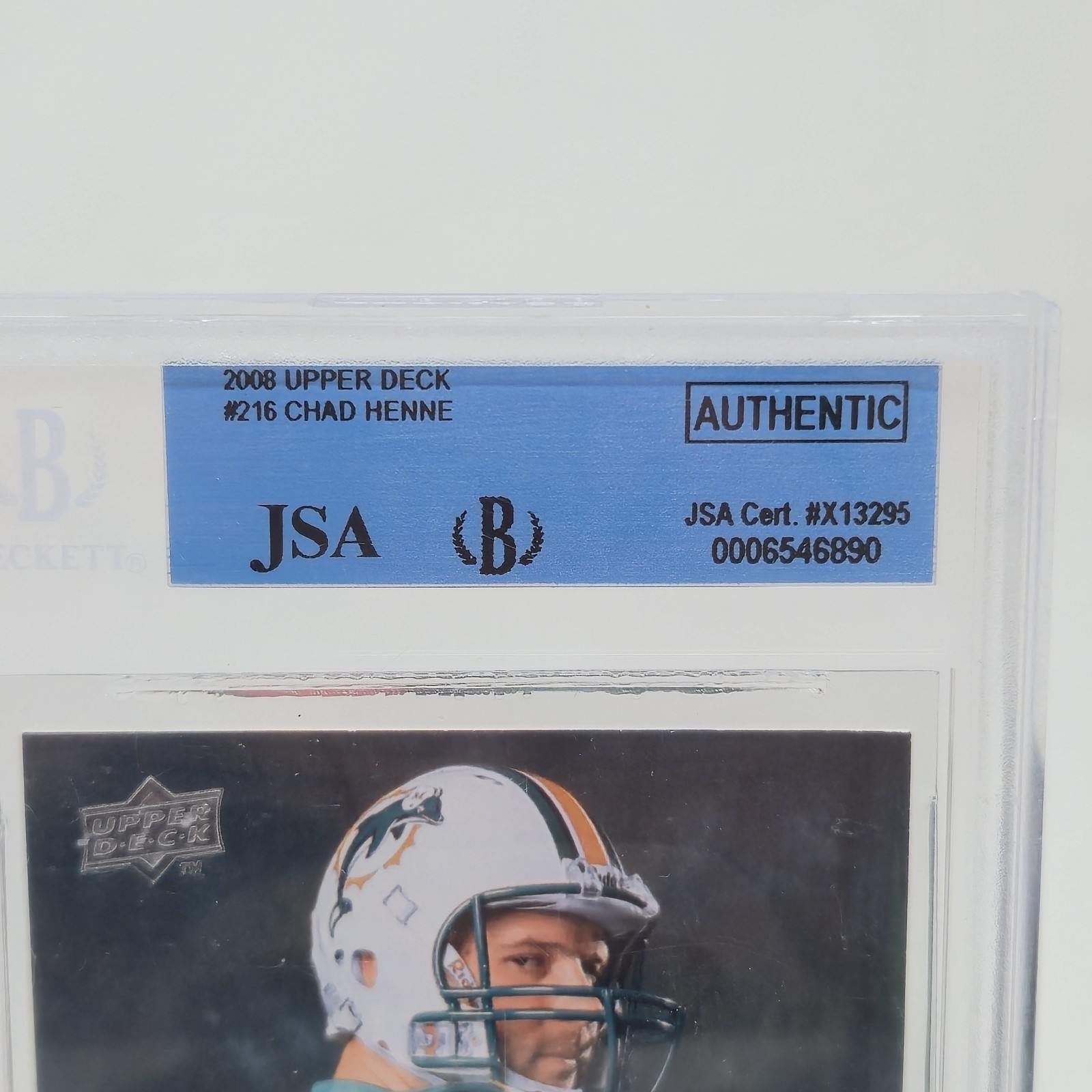 ​2008 Upper Deck Chad Henne Star Rookies image 3