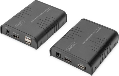 DIGITUS Set Extender IP HDMI KVM, Full HD
