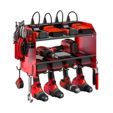 Heavy Duty Power Tool Organizer Drill Holder Wall Mount Power Tool Storage Rack