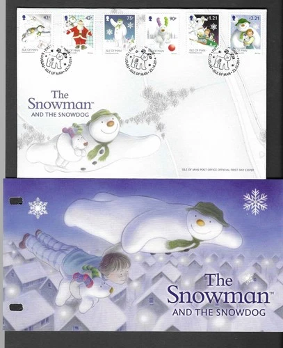 Isle of Man 2014 MNH Christmas sg 1944/9 FDC & Presentation Pack