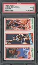 1980 Topps Lucas/Edwards/Jordan PSA 9