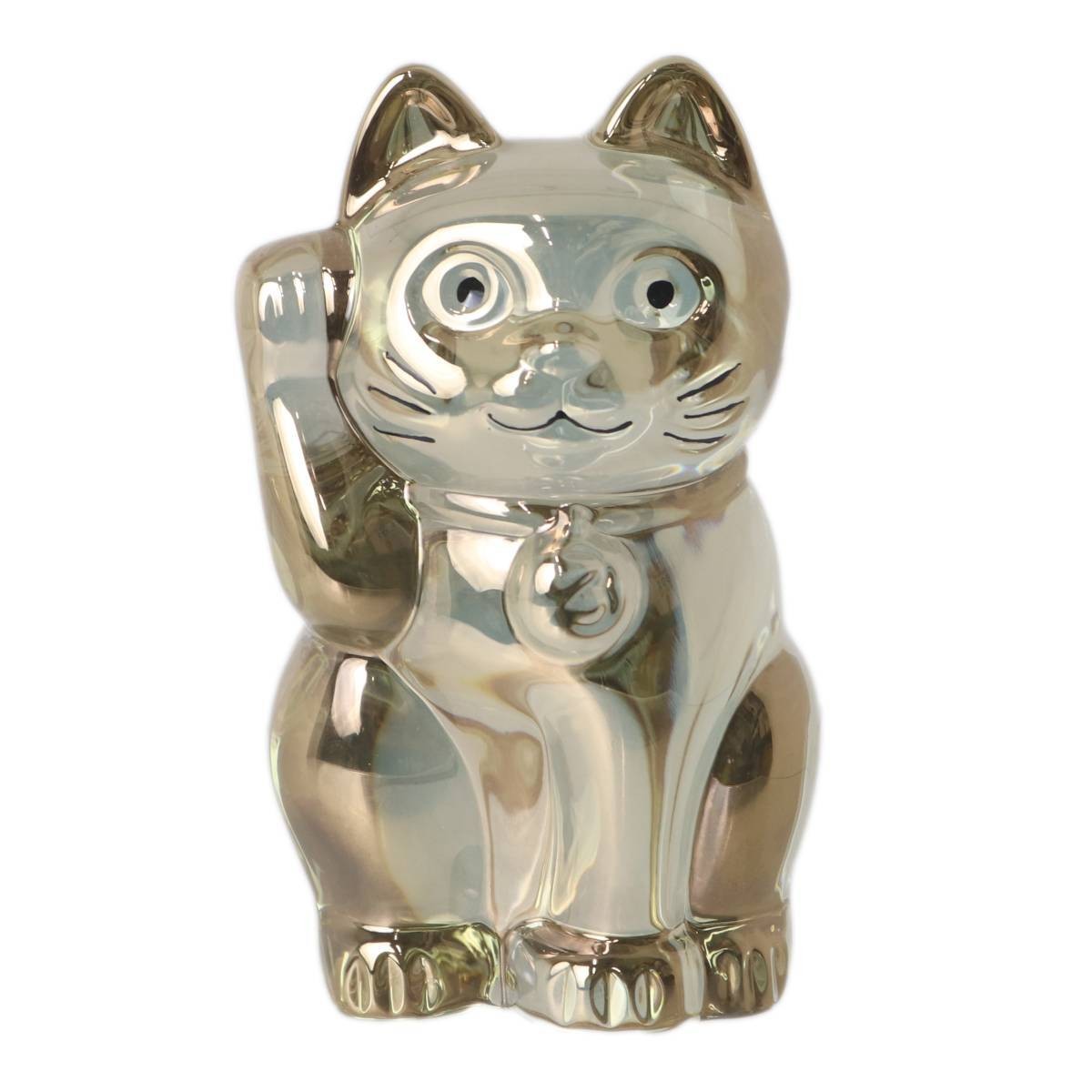 【希少】Baccara cat Amazon.com: Baccarat Crystal Clear Lucky Cat 2607786 : Home