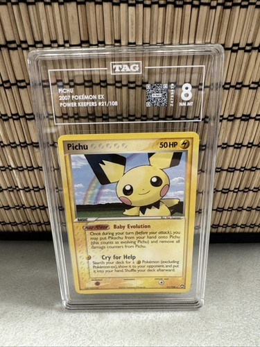 Pichu graded TAG 8 for sale on eBay