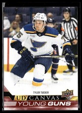 2022-23 Upper Deck Extended Series UD Canvas Young Guns #C371 Tyler Tucker RC