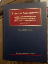 Business Associations: Cases and Materials on Agency… (11th Edition)