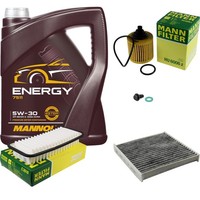 Mann Inspektionspaket Filterset 5L Mannol Energy 5W-30 FüR Subaru Justy IV