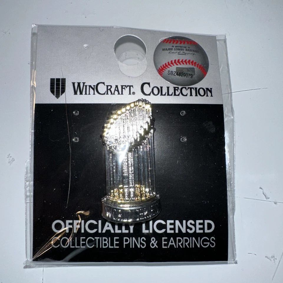 World Series Trophy Label Pin - Image 2 of 2