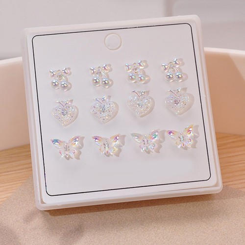 Lekkie i eleganckie kolczyki motyl idealne akcesoria dla miłośników mody - Zdjęcie 7 z 8