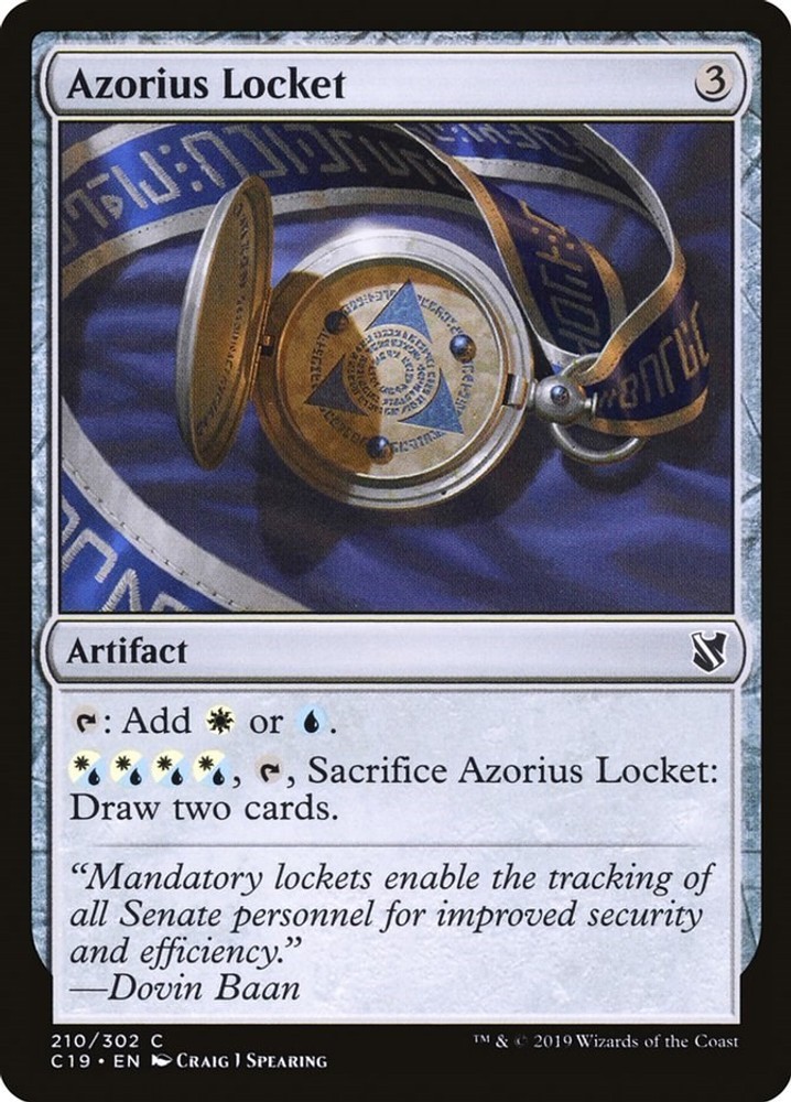 Azorius Locket EN MTG Commander 2019 - 210 LP