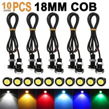 4 Pcs 18mm Car Drl Led Eagle Eye Light Daytime Running Backup Marker Parking 4 Pcs 18mm Car Drl Led Eagle Eye Light Daytime Running Backup Marker Parking