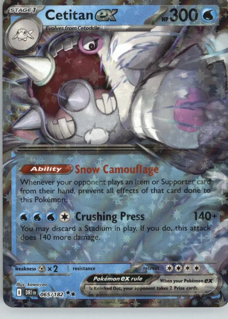 Cetitan Ex Pokémon TCG Cards for sale