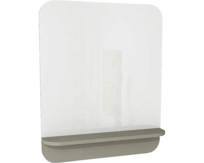 Badspiegel mit Ablage Devo Gloria 2.0 70x86x14 cm Stone grey supermatt glatt GL2