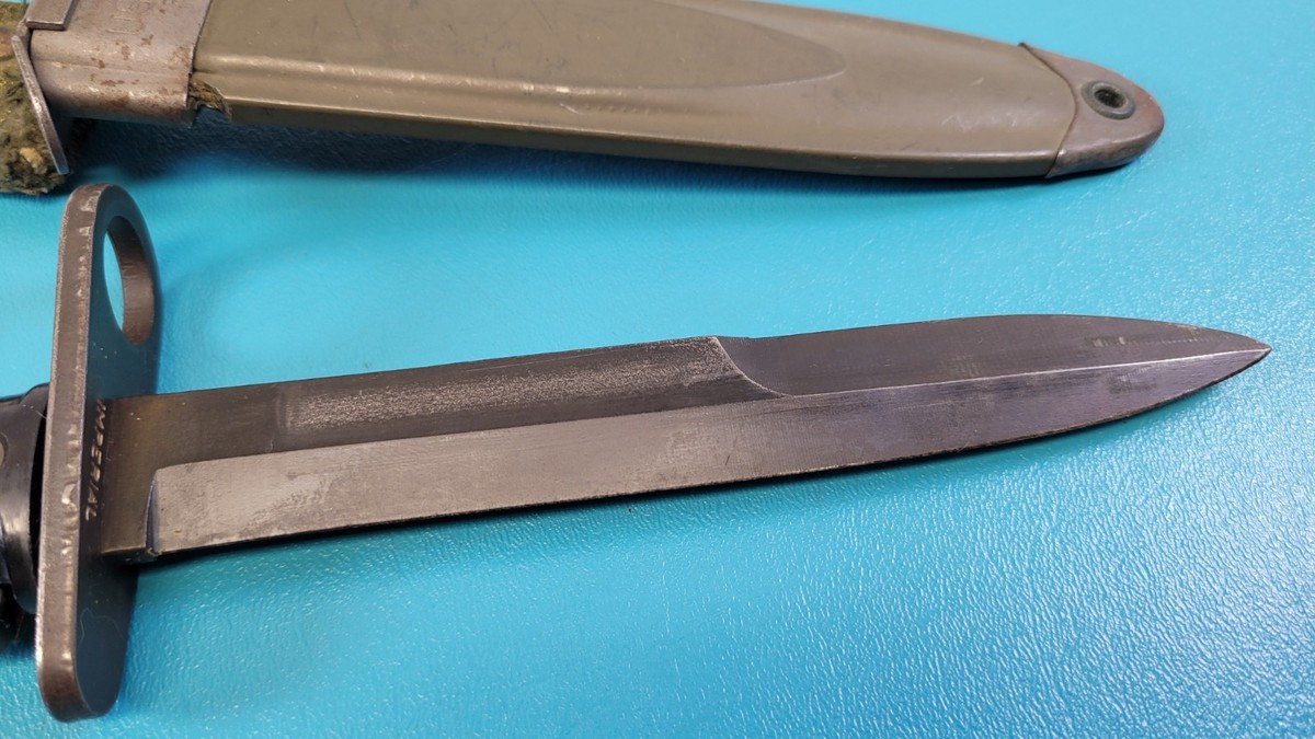 Mint Vintage US Military Rifle Bayonet Knife Imperial + USM8A1