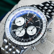 2023 Breitling Navitimer AB0138 – 43mm B01 Chronograph Black Dial Steel B&P 10