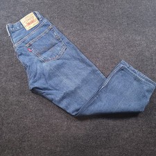 Levi's 505 Jeans Mens 34x25.5 Straight Fit Denim Work VTG Made In USA Y2K Street