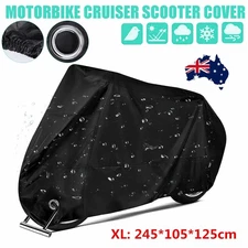 XL Motorcycle Cover  Bike Waterproof Outdoor Rain Dust Sun UV Scooter Protector