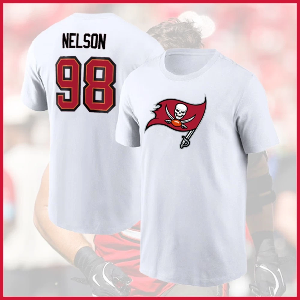 Anthony Nelson #98 Tampa Bay 2025 Player Name & Number S-5XL