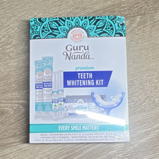 GuruNanda Premium Teeth Whitening Kit LED Light Tray Gel Pens whitening strips