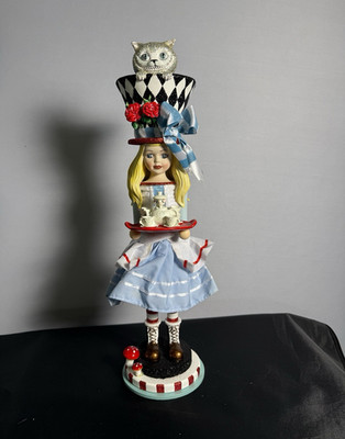 Kurt S. Adler Hollywood Alice in Wonderland Alice Nutcracker Collectible w/ Box