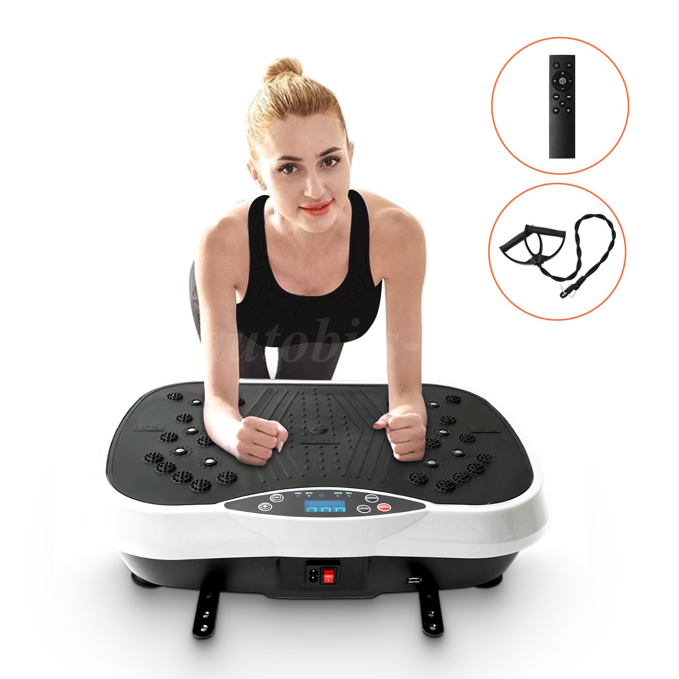 200 Levels Vibration Plate Exercise Machine Whole Body Workout Vibrate Platform
