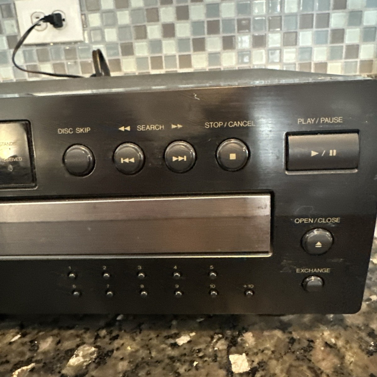 JVC CD 5 Disc CD Player Changer XL-FZ258 Tested and Working No
