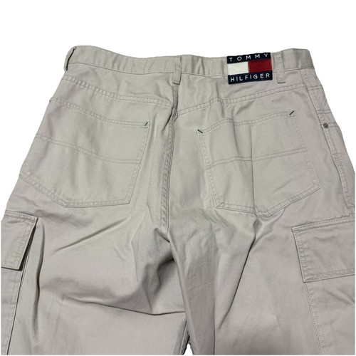 Vintage tommy hilfiger Baggy cargo pants Y2K men 36x32 2000’s by Tommy Hilfiger, $34.47 - Photo 5